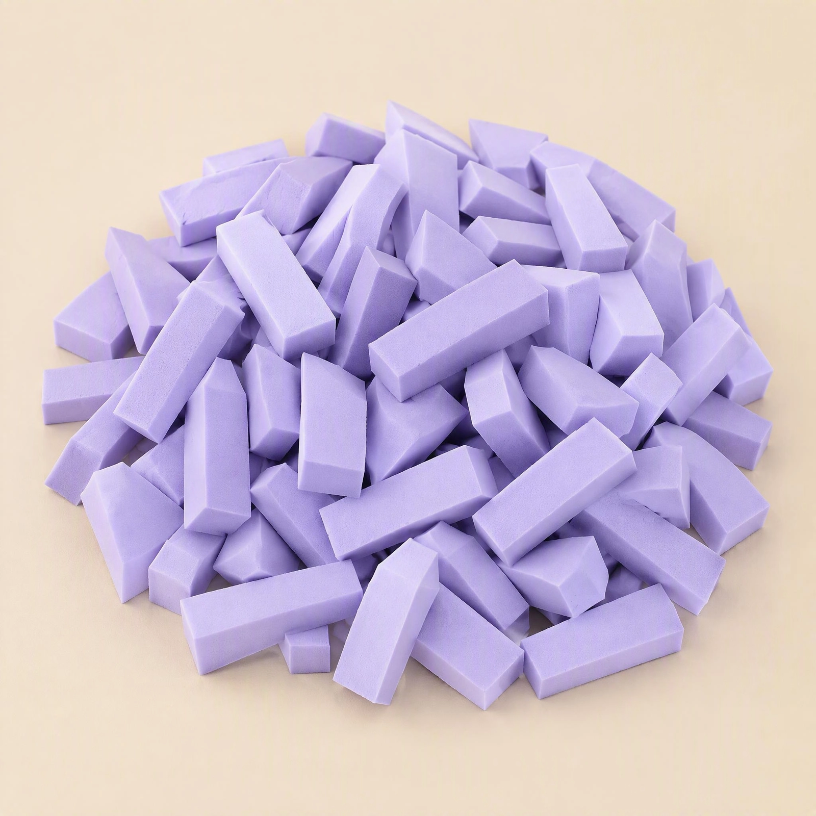 Lavender Purple Makeup Sponge Set — Multi-Shape Beauty Blender for Foundation, Concealer & Powder (5 Colors) - Image 12