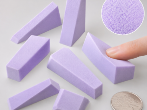 Lavender Purple Makeup Sponge Set — Multi-Shape Beauty Blender for Foundation, Concealer & Powder (5 Colors)