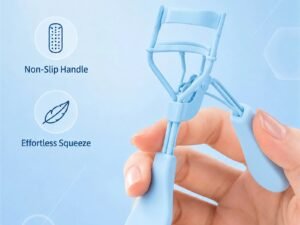 Sky Blue Eyelash Curler — Natural Curl & Long-Lasting Hold, Ergonomic Handle, Lightweight 28g