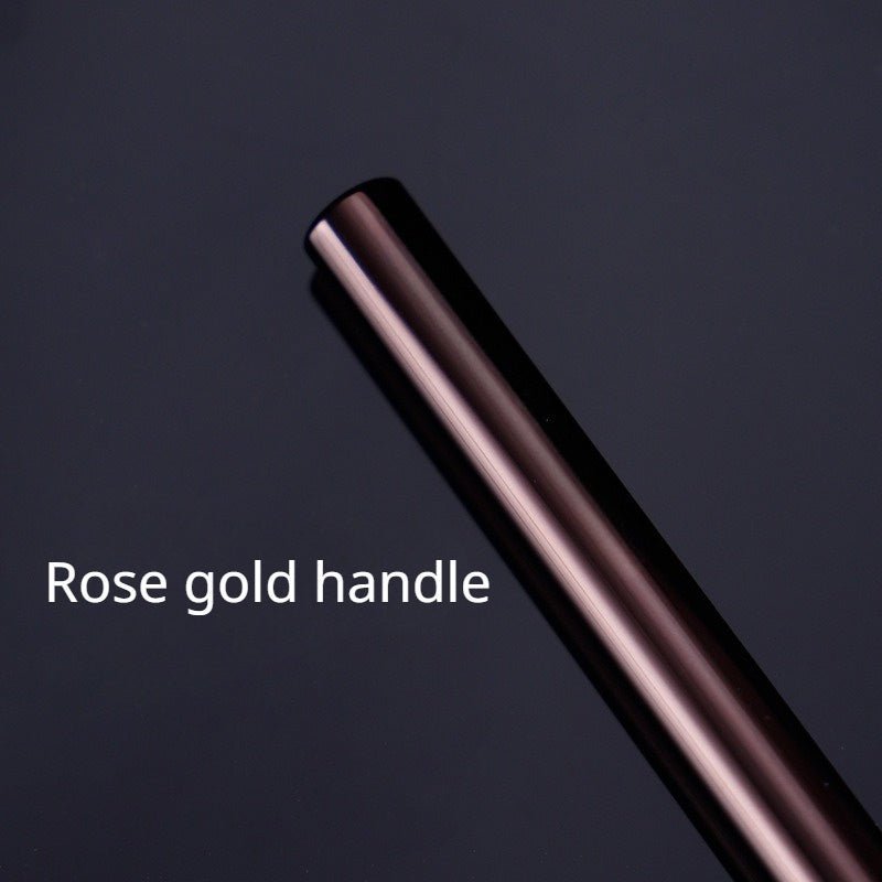 Precision Eyeshadow Brush - Soft Bristles, Metal Handle - Image 4