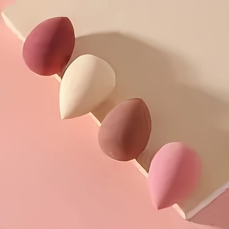 4pcs Makeup Sponge Blender Set — Non-Latex Beauty Sponges, Wet & Dry Use for Flawless Foundation - Image 5