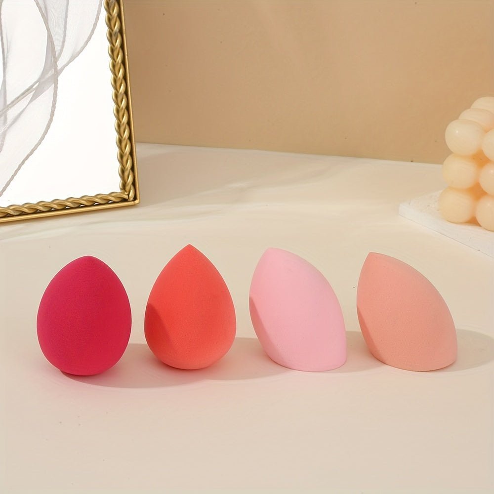 4pcs Makeup Sponges Beauty Blender Set — Soft Non-Latex Material, Wet & Dry Use, with Travel Case - Image 4