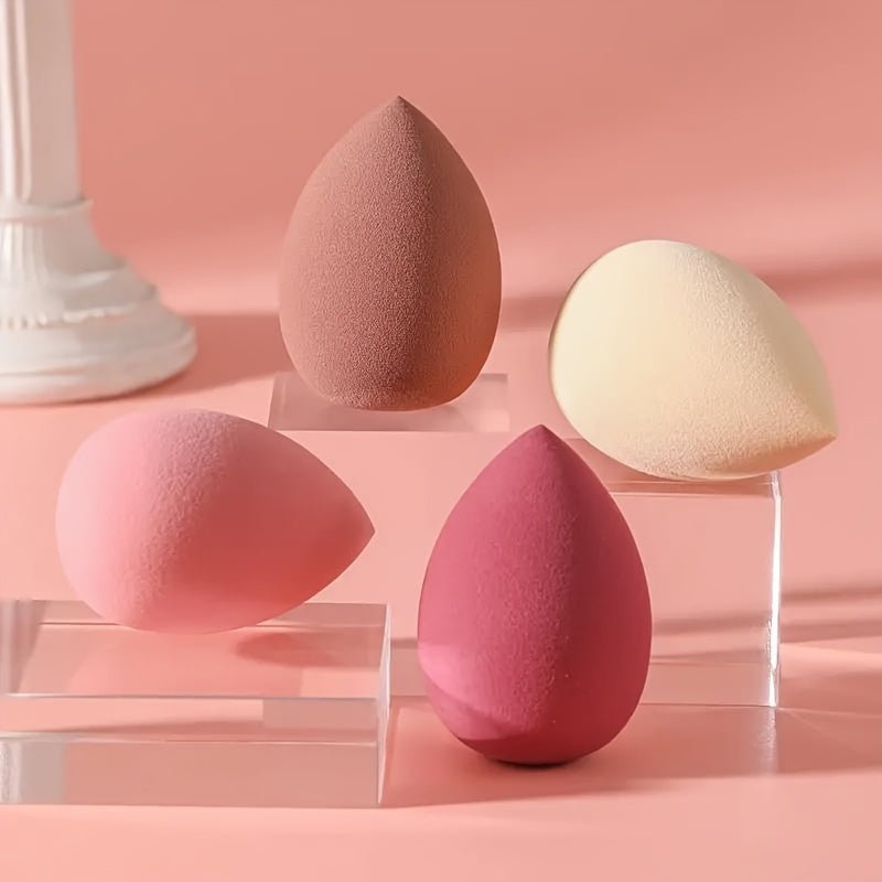 4pcs Makeup Sponge Blender Set — Non-Latex Beauty Sponges, Wet & Dry Use for Flawless Foundation - Image 4