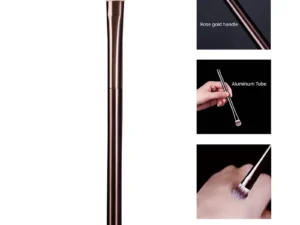 Precision Eyeshadow Brush - Soft Bristles, Metal Handle